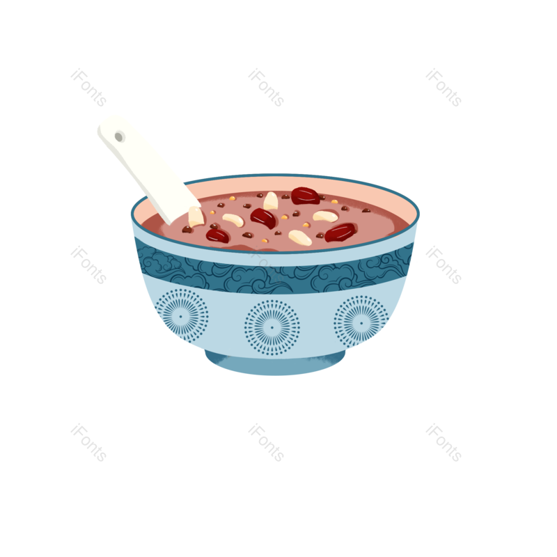 卡通图片,腊八元素,腊八节PNG,腊八粥免抠素材